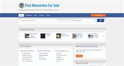 Desktop Screenshot of meteorite-exchange.com